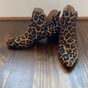 Franco Sarto Leopard Booties
